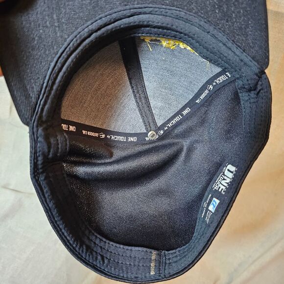 5 Hour Energy One Touch Seam Free Hat Outdoor Cap Black M/L Brim Sticker - Picture 5 of 6